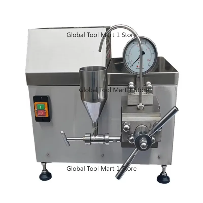 Food Grade High Pressure Homogenizer Milk Juice Honey Mixer Emulsifier for Industrial & Laboratory Use