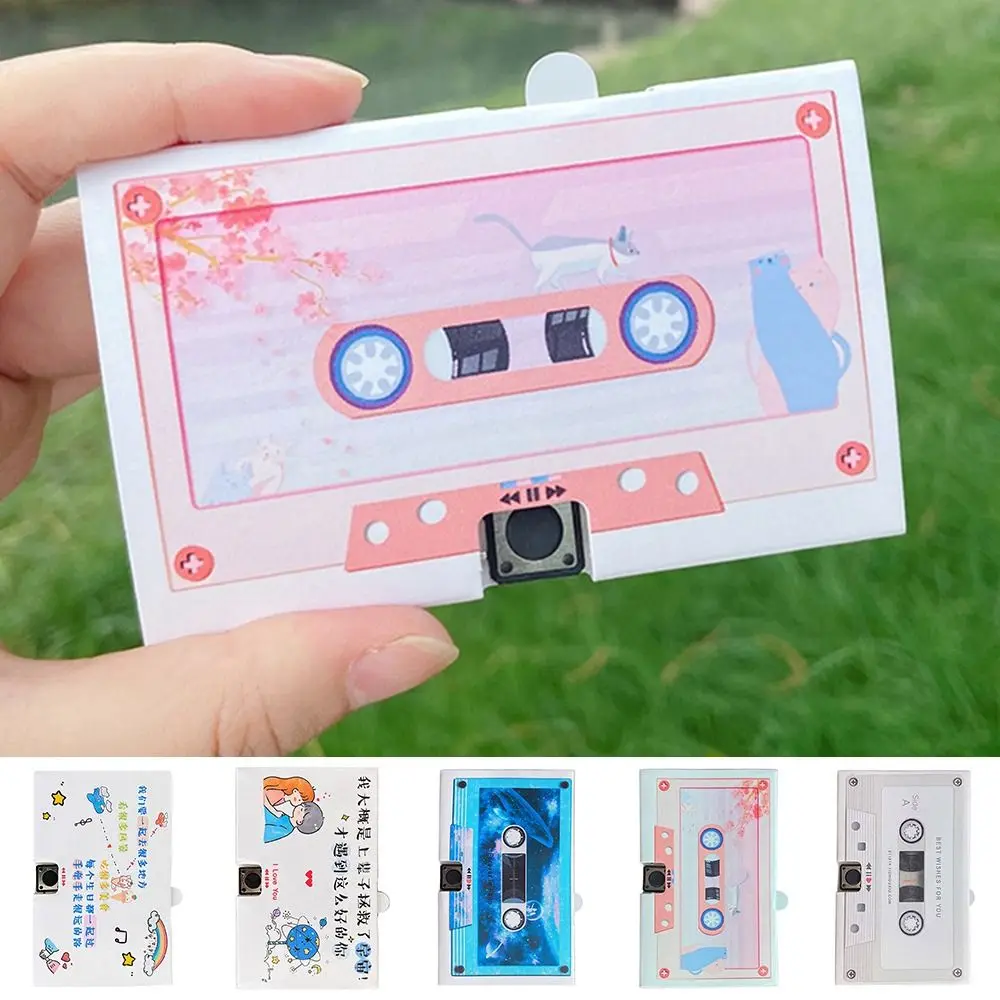 

New Voice Card Tape Voice Audio Cassette DIY Recordable Recording Voice Card 60 Seconds Self-made Music Recorder Board