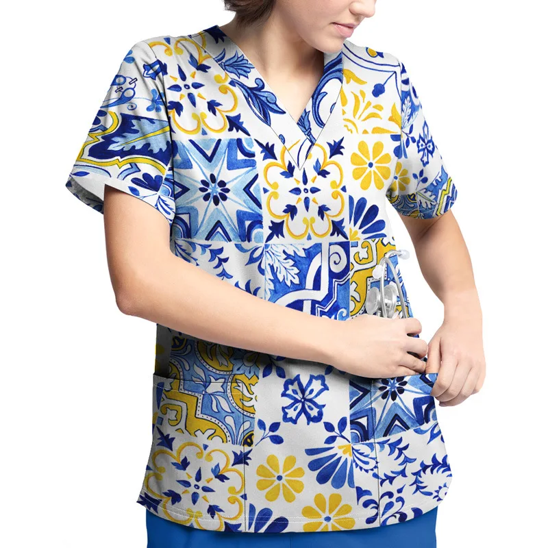 

Loose summer T-shirt Women 2024 summer new V-neck short-sleeved plus size women's top