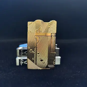 Kreativní petrolejový zapalovač s motivem mořské panny, klasický mosazný materiál, ostrý zvuk, boční posuvné zapalování, vynikající dárek pro muže 8 nejlepší prodej Zapalovač Kuboy - №6