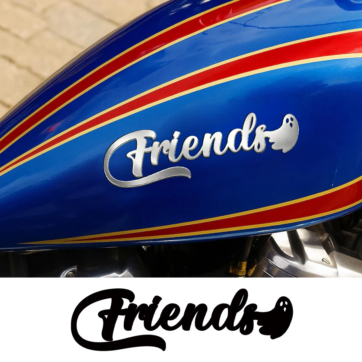 Halloween Ghost Metal Car Styling Body Side Stickers Customization Logo Badge Emblem For Patriot Grand Motorbike Accessories