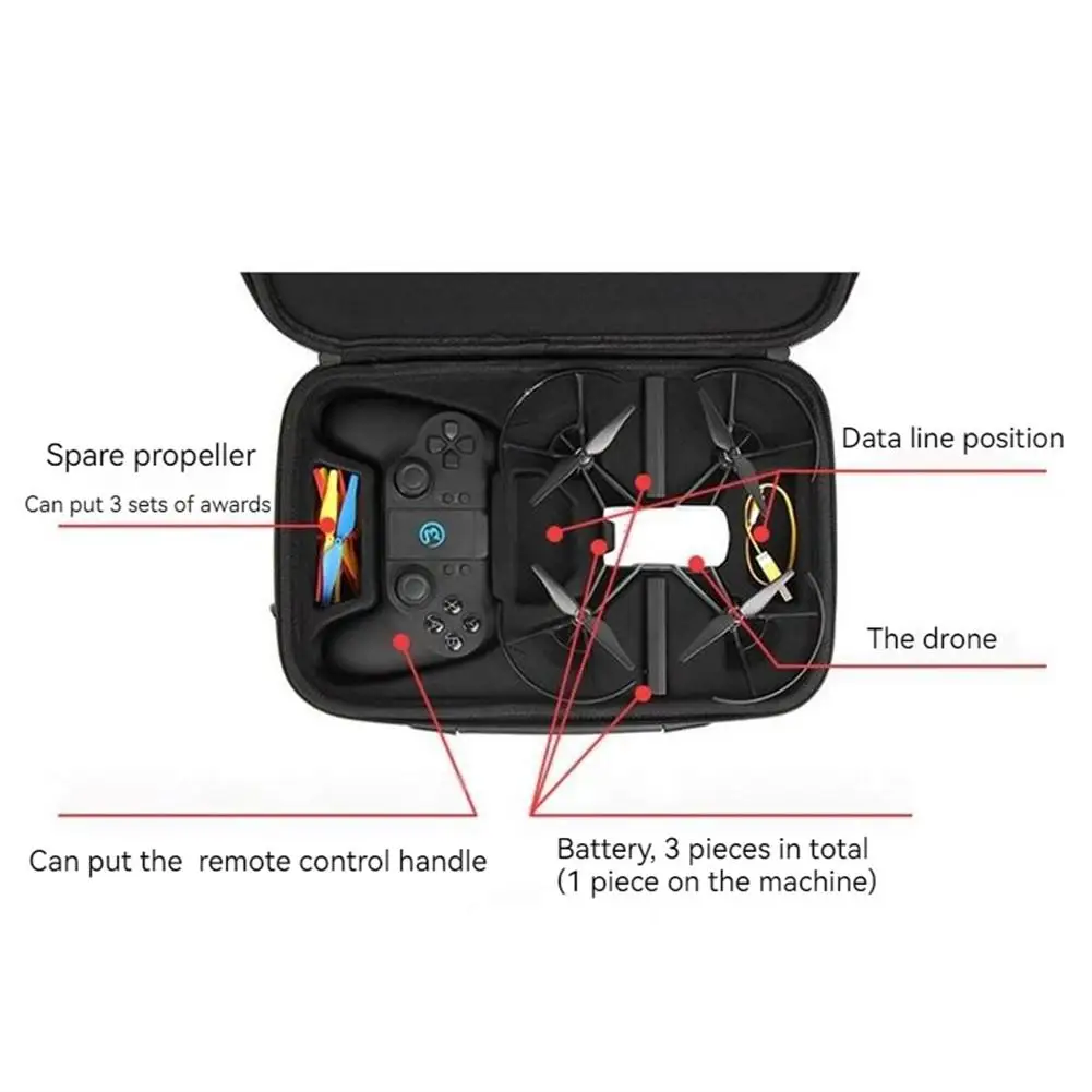Portable Carrying Case Handle Storage Bag Protective Handbag Remote Controller Compatible For Dji Tello Drone Accessories