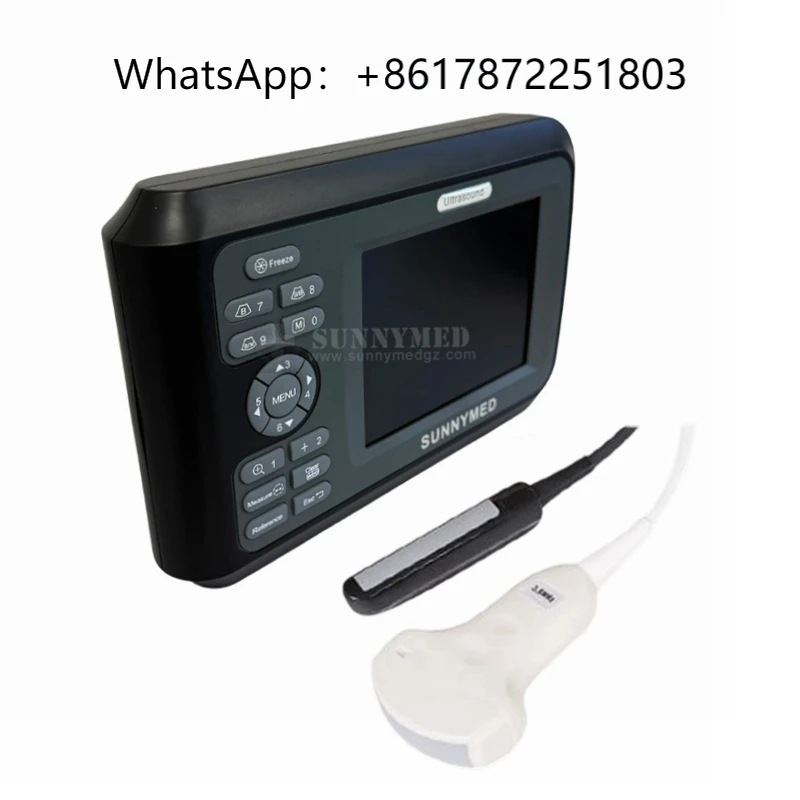 

Veterinary Handheld Wireless Ultrasound Scanner Digital Animal Scanner Device with Convex Probe or Rectal Probe