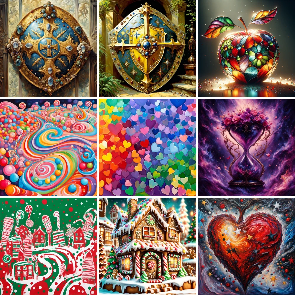 Fantasy Scenery Printed 11CT Cross-Stitch Set DIY Embroidery DMC Threads Handiwork Knitting Sewing Hobby Wholesale Design Magic