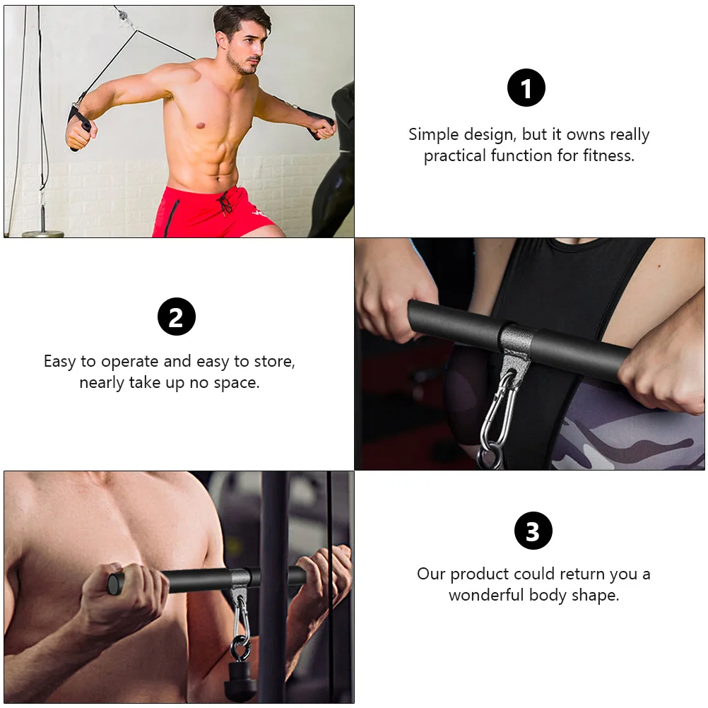 

Tension Rope Accessories Bicep Exerciser Muscle Training Equipment Workout Pull Bar