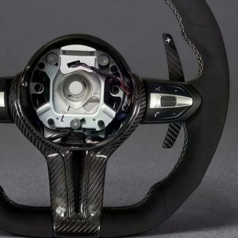 Custom Suede Steering Wheel For BMW M Sport F10 F30 F20 F21 F22 F23 F31 F32 F33 F34 F36 F15 F16 F25 F26 F11 F06 Accessories