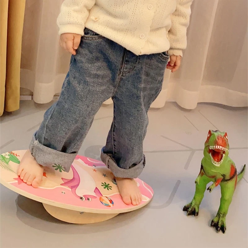 Y1UB Sports Balancing Board Toy Wobble Board Training Toy for Kindergarten