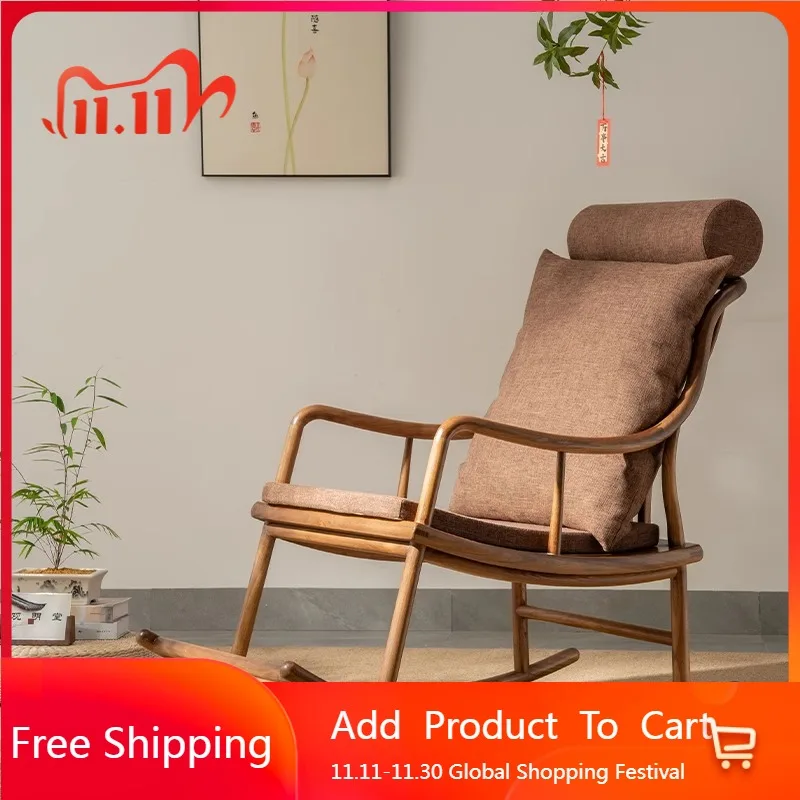 

Деревянные стулья для балкона, гостиной, удобные кресла-качалки для отдыха, роскошная спальня, дизайнерская мебель для чтения Fauteuil Salon, мебель для дома