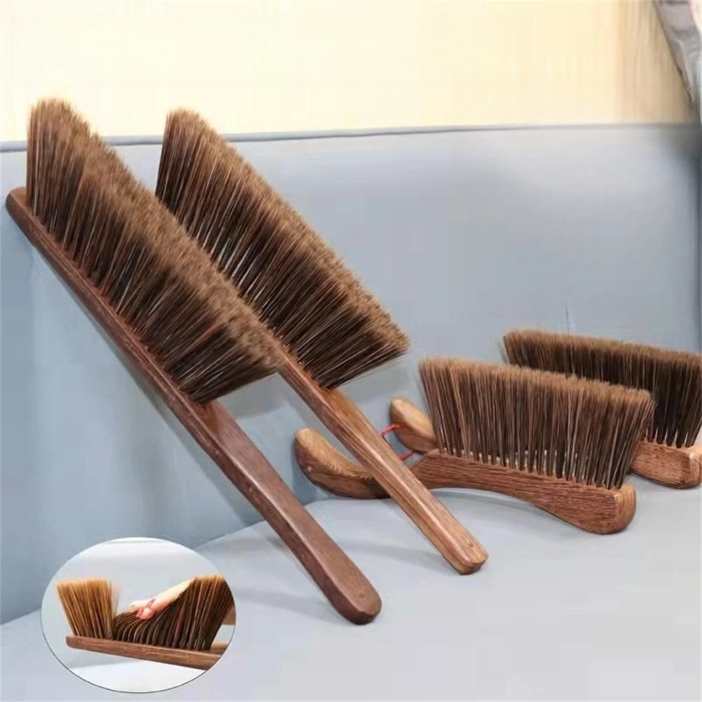 

Household Solid Wood Bed Brush Multifunctional Soft Bristle Cleaning Brush Hangable Duster Bedroom Room Corner Cleaning Brush