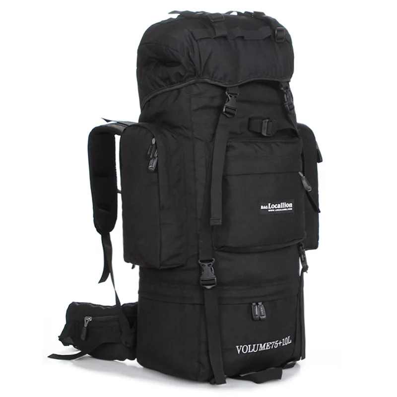 

Large Capaci 80L Outdoor Climbing Bag with Internal Frame Bapaing Tent Bag Tactical Bapa 85L for Travel And Hiking