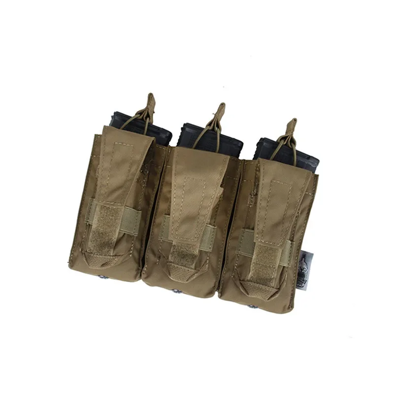 TMC NEW Molle Triple  Kangaroo 5.56 M4 MAG Pouch Bag for Tactical Vest Front Panel