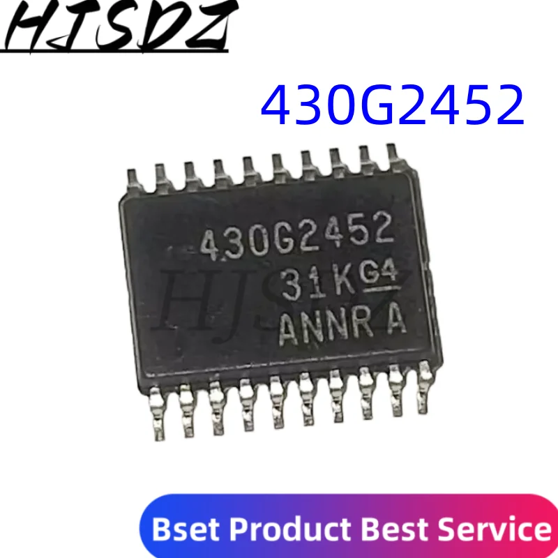 Microcontrolador de señal mixta TSSOP20, nuevo y original, MSP430G2452IPW20R 430G2452, lote de 5 unidades