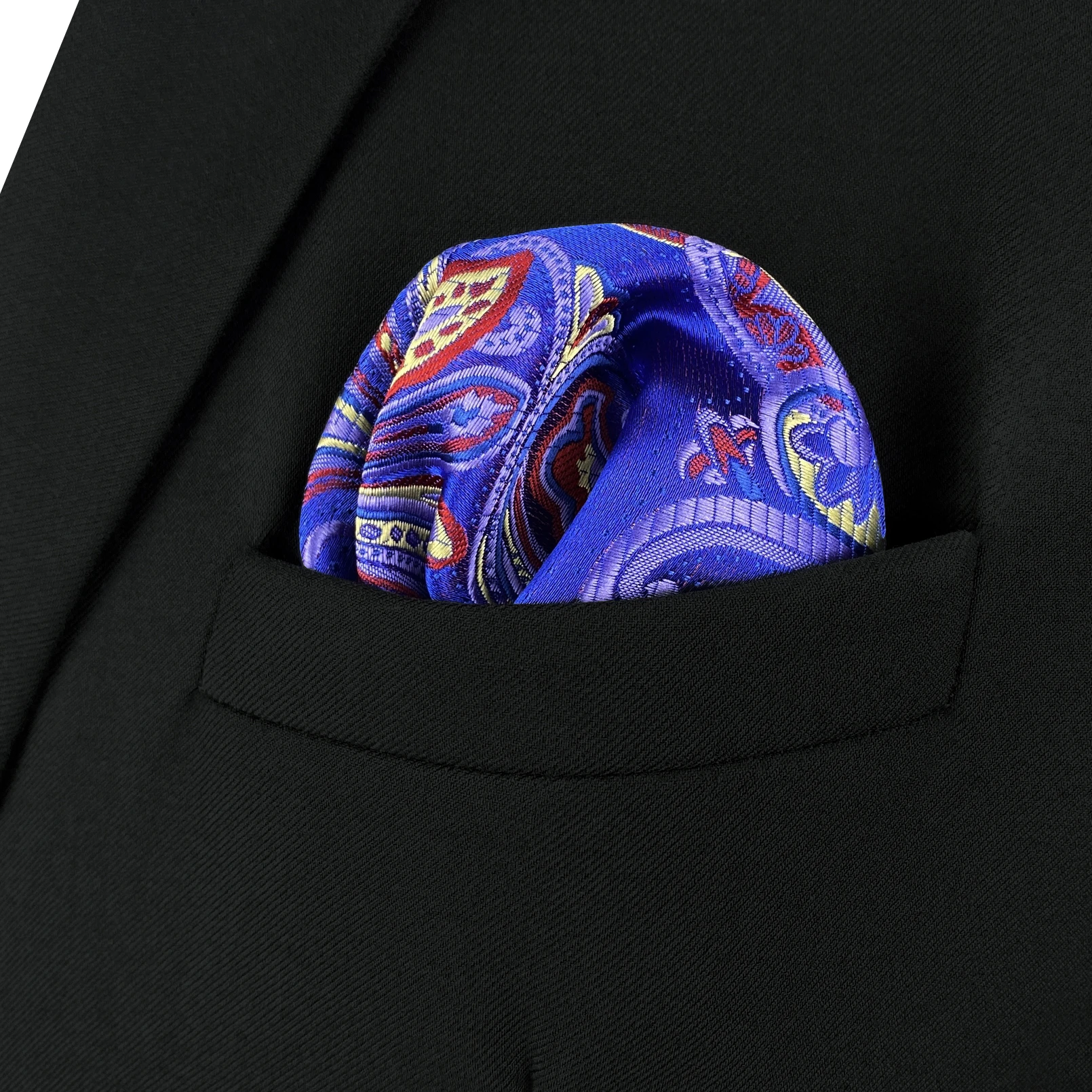 2024 neue Herren Einst ecktuch bunte Punkte Purpur Geschäft mehrfarbigen klassischen Anzug Geschenk gestreiften Taschentuch Zubehör
