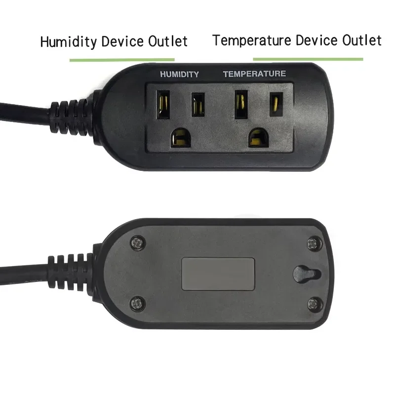 Temperature Humidity Regulator Outlet Plug-in Thermostat Reptile Humidity Controller Greenhouse