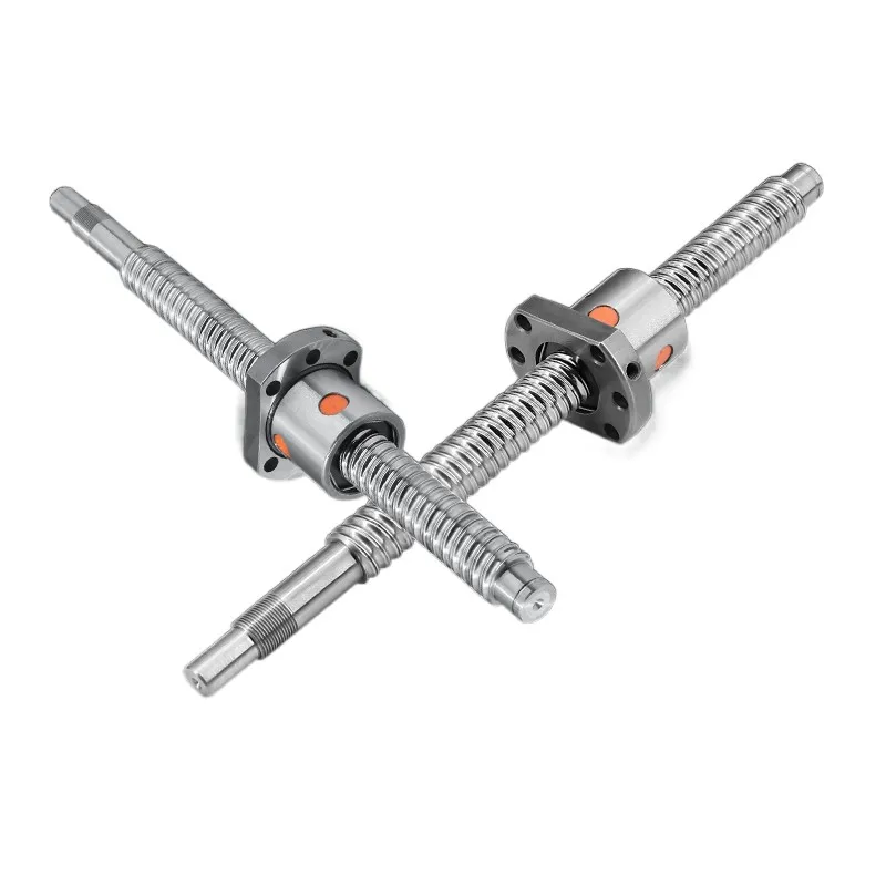 Customized linear motion transmission lifting precision rolled ball screw sets including screw rods nuts