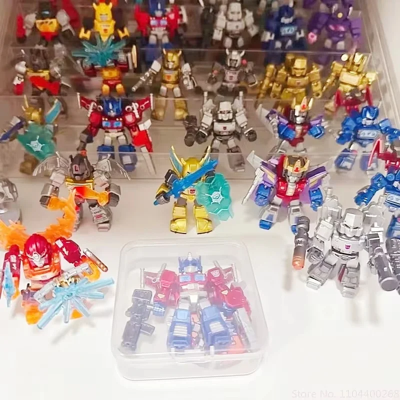 Hot Blokees Transformers Defender Version 1-4 Starry Edition Blind Box Full Series Hidden Robot Assembly Model Toy Gift
