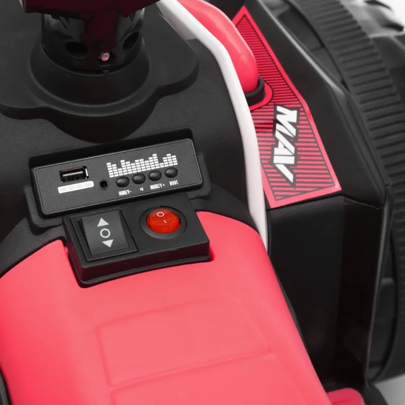 Ride on Toys for Toddlers 4-12, 12V Lead-acid Battery up to 80 Minutes, Forward/Reverse 2 Gears,Big Tire,Real shock absorption