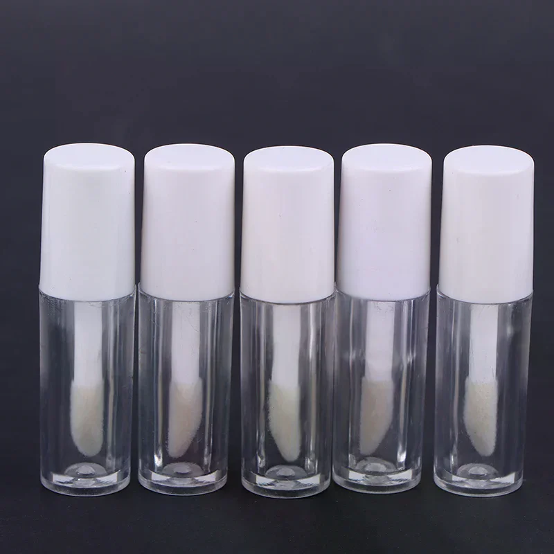 1/5 Pcs 1.2g Empty Gloss Tube Diy Plastic Portable Liquid Lipstick Container Mini Lip Gloss Tube