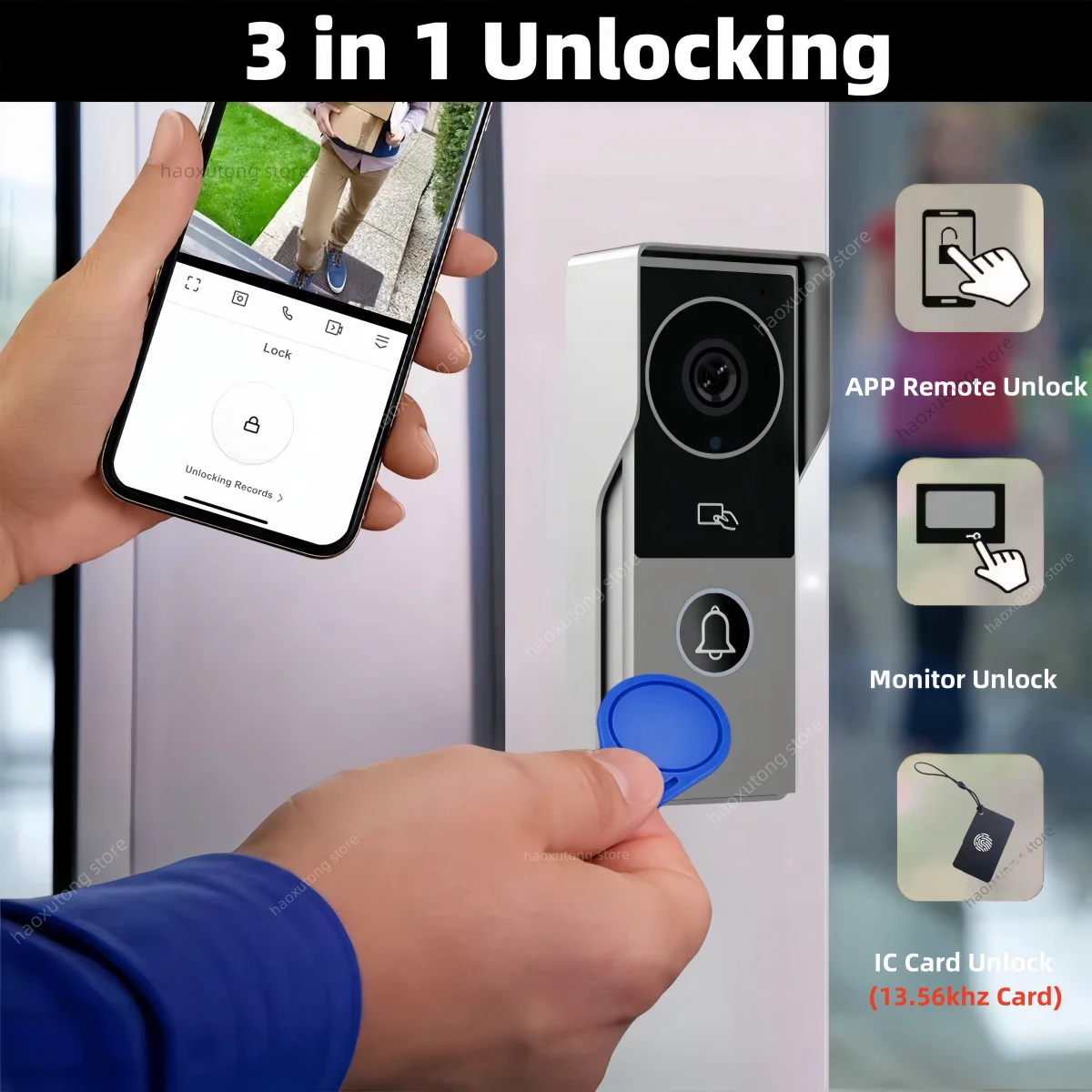 Tuya Smart Home Wifi Video Doorphone 1080P Wireless Doorbell Camera 10