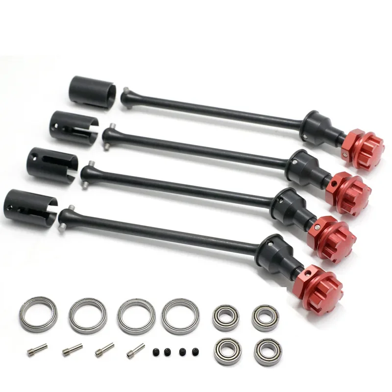 

8996X Steel Extended Drive Shaft CVD Kit For 1:10 Trxs MAXX Widemaxx Metal upgrade parts for RC crawler RC Car models 89086-4