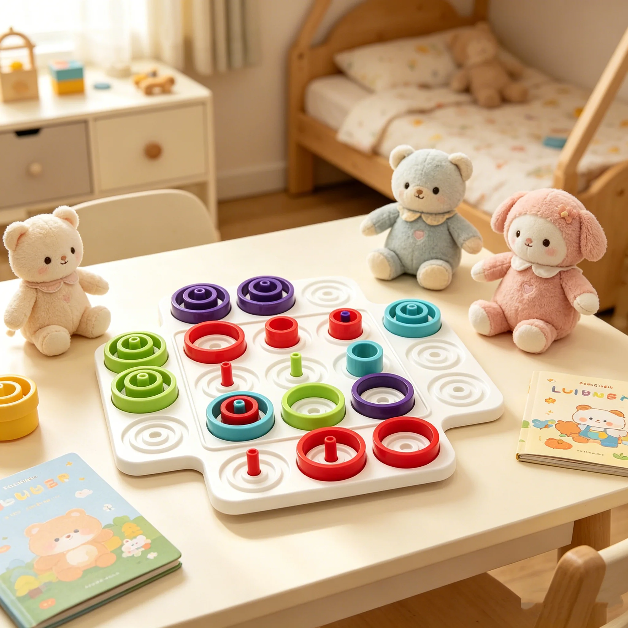 Ferrule Parent-Child Interaction Leisure Board Kid Strategy Game Toys Logical Thinking Training Puzzle Game For Children