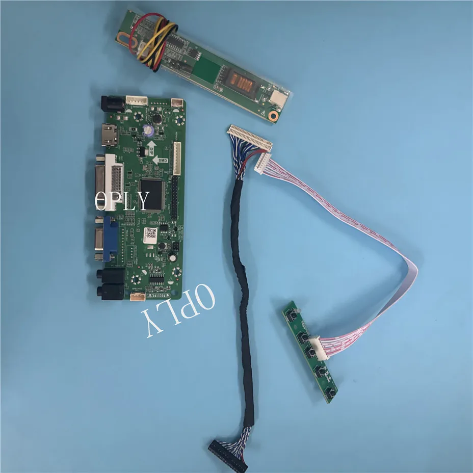 M.NT68676 Controller board HDMI-compatible VGA DVI kit for LP154W01 LP154WX4 1280X800 15.4
