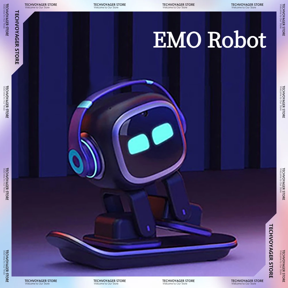 EMO Intelligent AI Robots Emotional Support Interactive Desktop Voice Recognition EMO Go Home Robot Companion Children Gifts