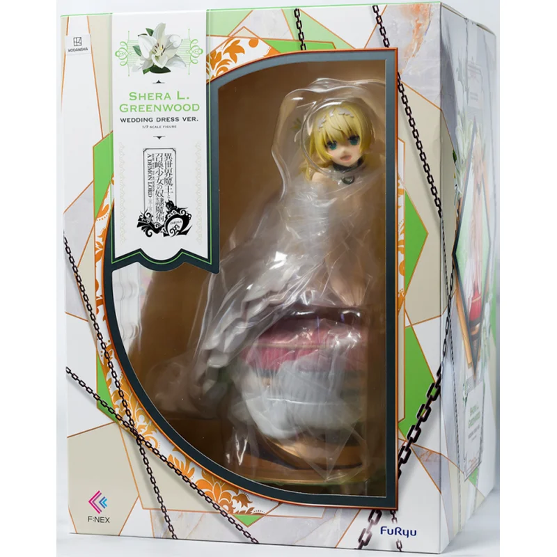 Original Isekai Maou To Shoukan Shoujo No Dorei Majutsu Anime Figure Shera L·Greenwood F:NEX Action Figure Toys for Kids Gifts