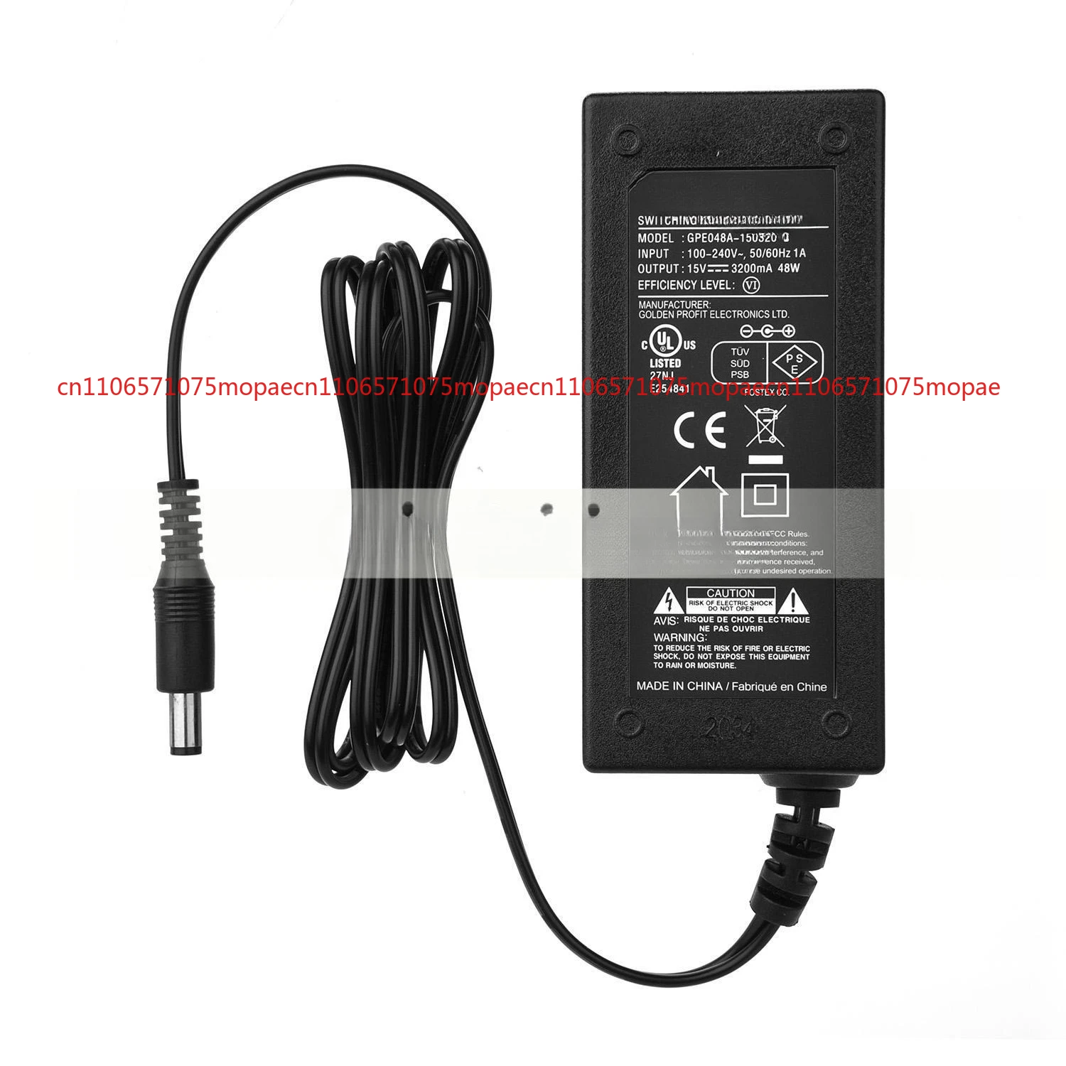 

Адаптер переменного тока Fostex 15 В 3,2 А для Fostex PM03d PM03dH PM03H PA-3 AP20d AP15mk2