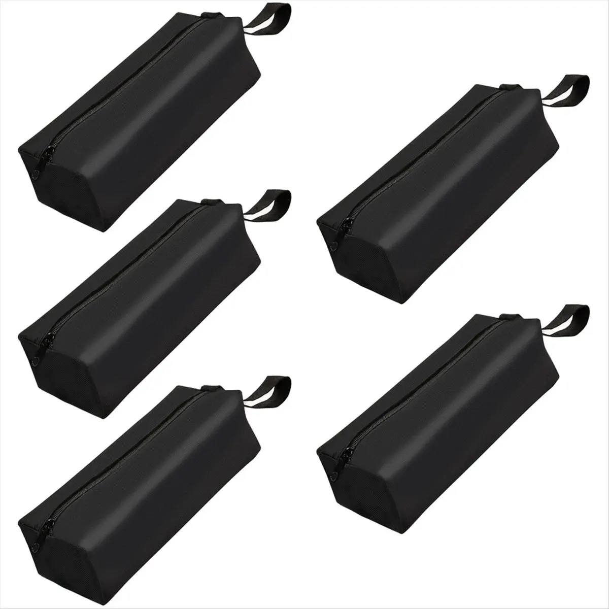 Y17A 5Pack Small Tool Bag Multi-Purpose Tool Pouch Bags Flat Bottom Zipper Bag Waterproof Oxford Canvas Tool Bag