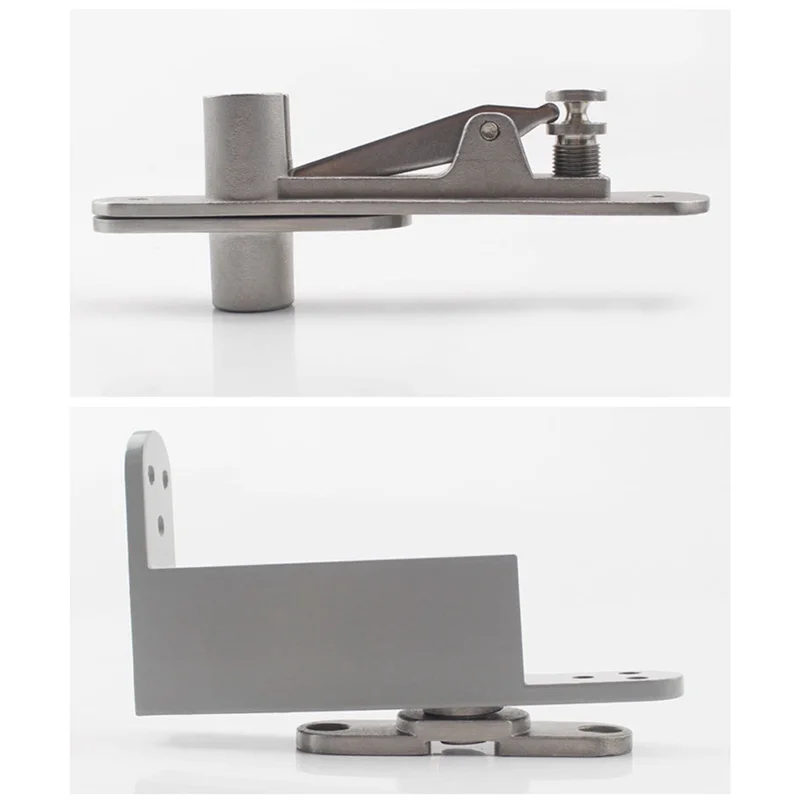 90 Degree Positioning Spindle Inside and Outside Hinge Hinge Hidden Door Swivel Stainless Steel Hinge