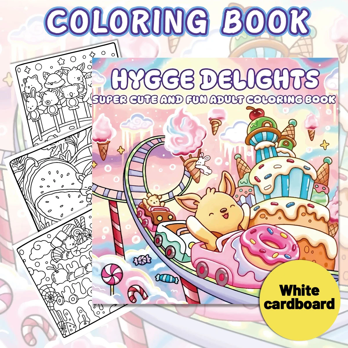 Cat Mom Coloring Books, Warm Scenes, Easy Coloring, For Home Parent - Child DIY, Relax, Unwind, Boost Creativity