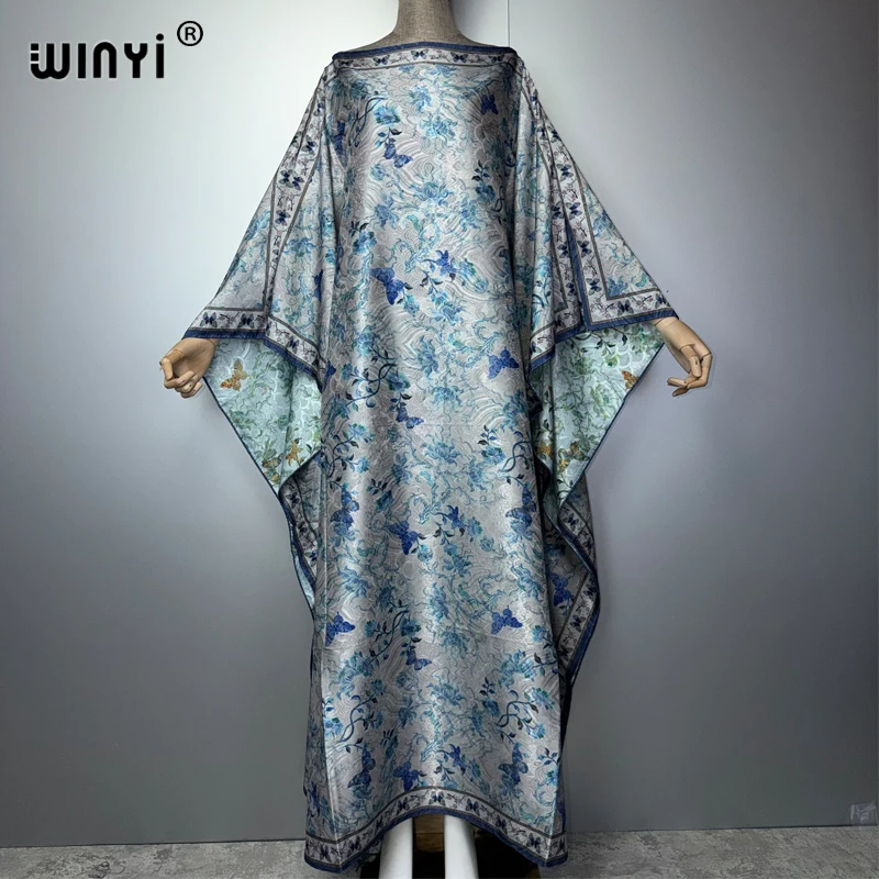 فستان كافتان طويل من WINYI بتصميم بوهيمي أنيق للنساء، مناسب للحفلات المسائية، عباءة إسلامية فاخرة بأسلوب دبي 27