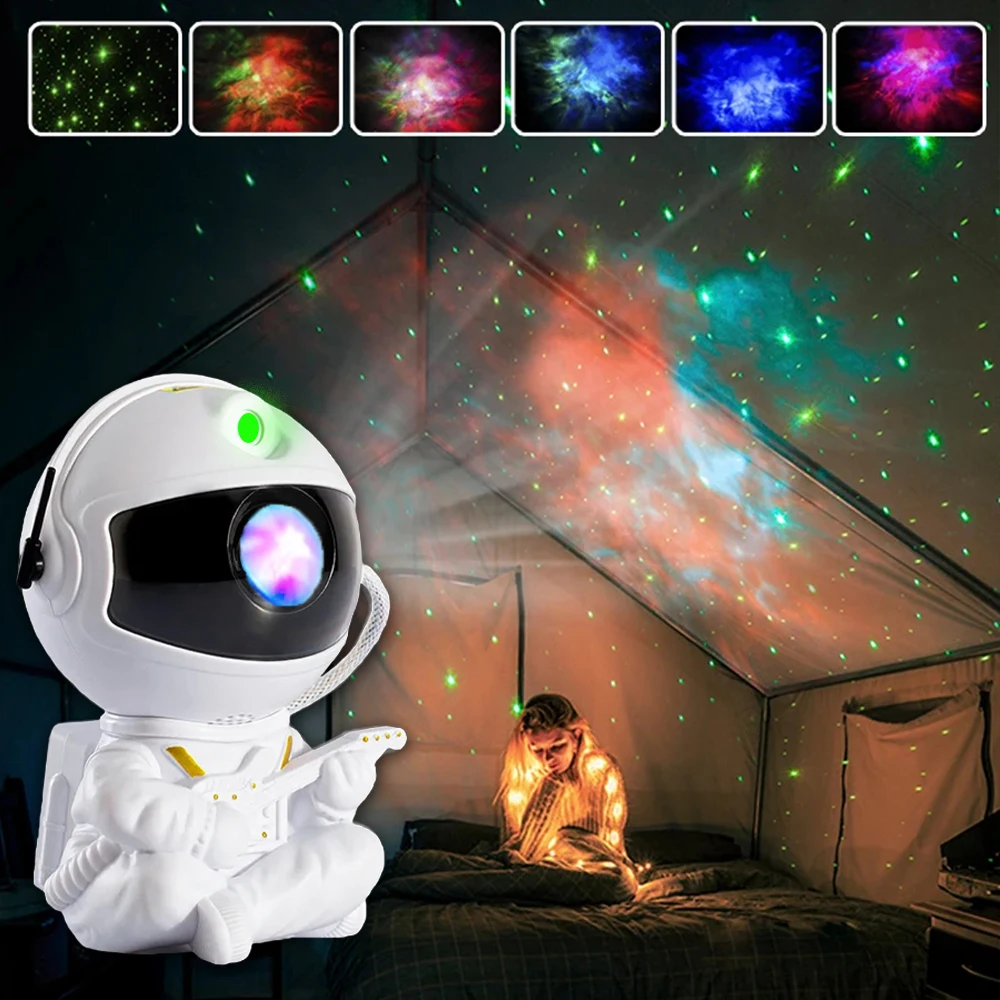 

Remote Control Timing LED Nebula Night Light With Star Projector - Remote Control, 360 ° Rotation