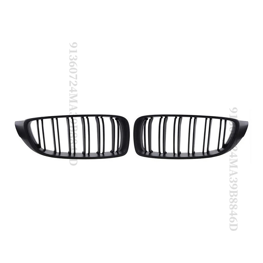 الجبهة مدخل شبكة مصبغة غطاء ليش بوبر شواء استبدال تومنج لسيارات BMW 4 سلسلة F32 F36 M3 F80 M4 F82 2013-2019 ضبط السيارة