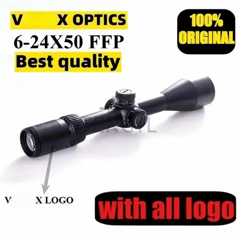 Original VT Optics Tactical 6-24X50 First Focal Plane(FFP) Riflescopes EBR-2C(MRAD) Reticle 30mm Tube Scope
