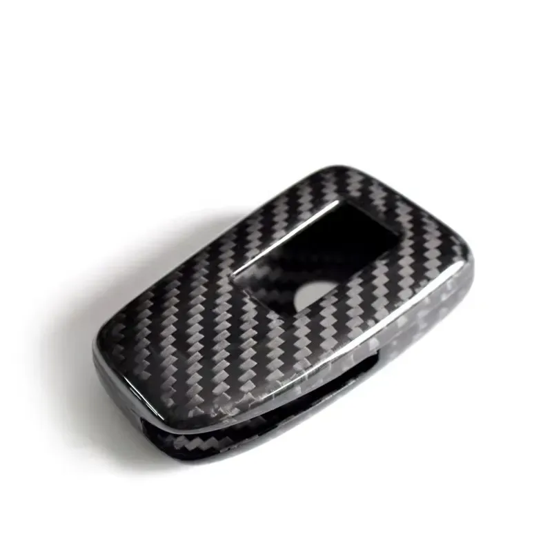 Hot Sale Modified Personality Car Key Exterior Parts Carbon Fiber Buckle Key Cover Suitable for