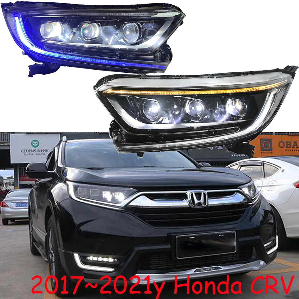 

car bumper CR V headlight for Honda CRV CR-V daytime light 2017~2021y DRL car accessories LED headlamp CR-V CRV fog light