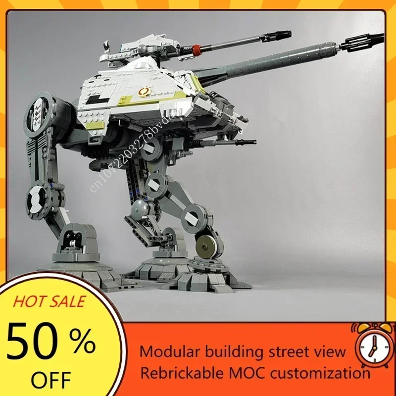 Space War Military AT-AP Walker  MOC SpaceShip Battle Model Custom Puzzle Architecture DIY Education Assembly Model Toys Gifts