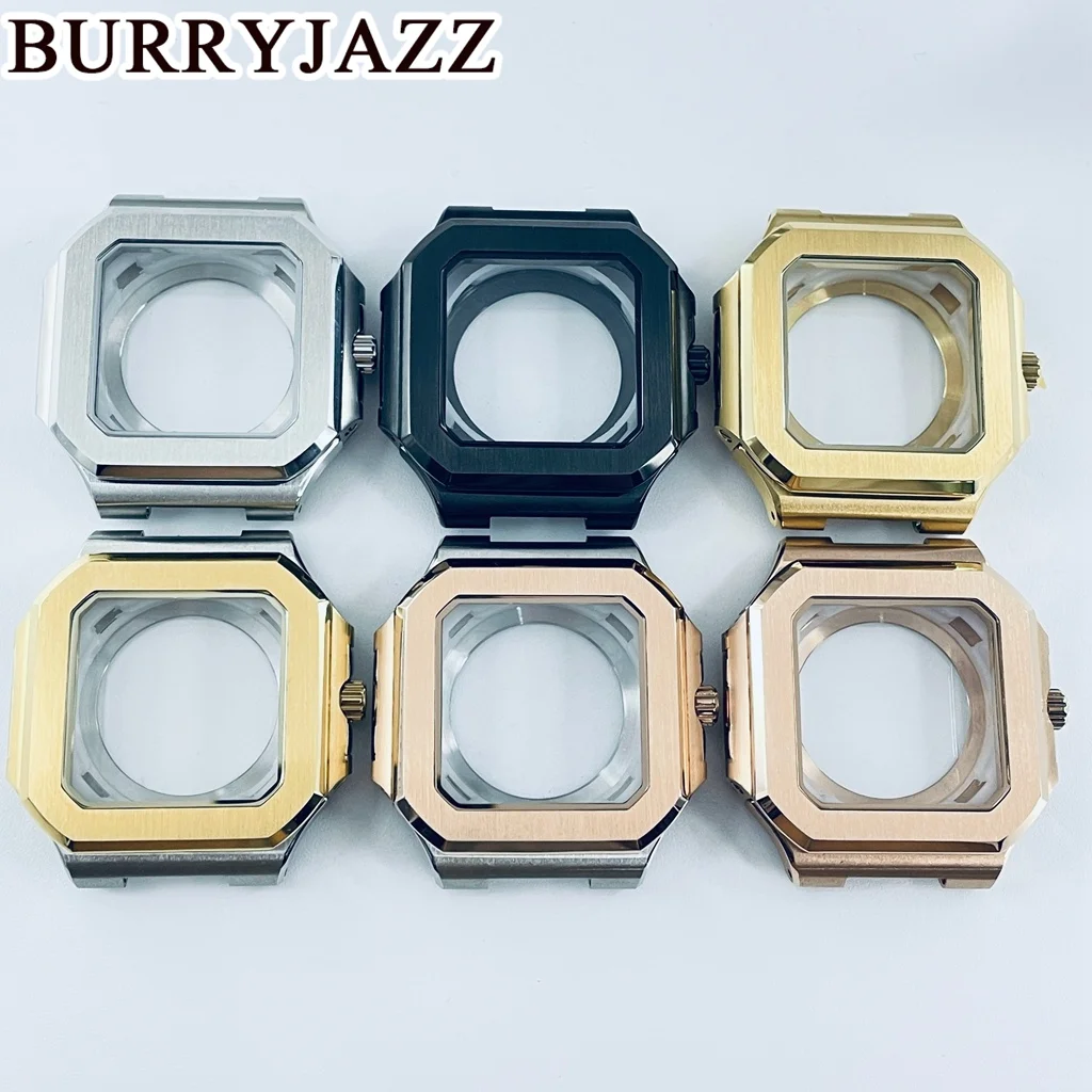

NH35 Watch with Square Case and Stainless Steel Bracelet, Featuring a 29.5mm Square Dial, PP Cubitus Watch for NH34, NH35, a