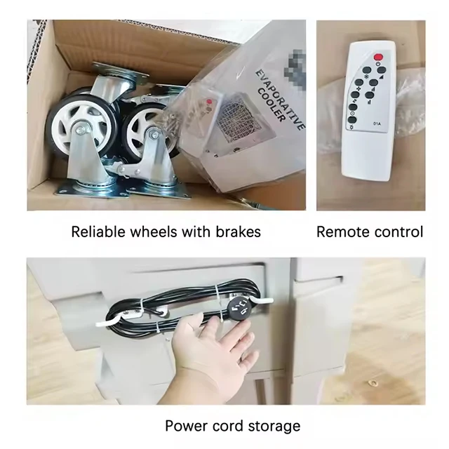 مبرد هواء محمول من أولان بقدرة 450 وات 12000 سم في الساعة للاستخدام الخارجي