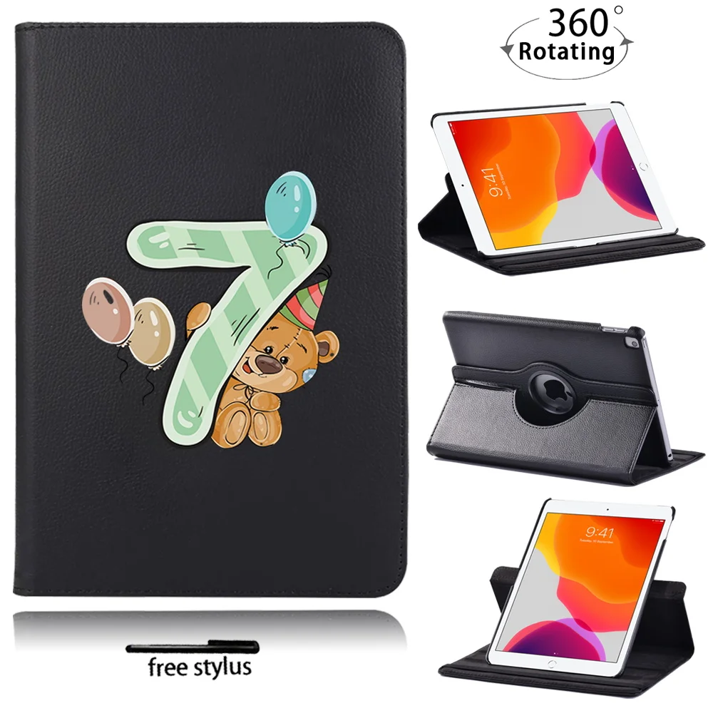 

360 Rotating Case for Apple IPad 2 3 4/ Mini 4 5/ IPad 7th 8th Gen 10.2" 5th 6th Gen 9.7" Tablet Filp Leather Stand Cover Case