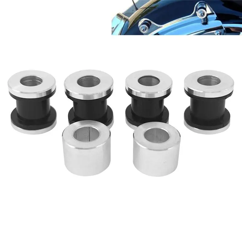 A22F-Detachable Sissy Bar Backrest Luggage Rack 4 Docking Point Hardware For Touring Glide FLHTC FLTR CVO 2009-2021