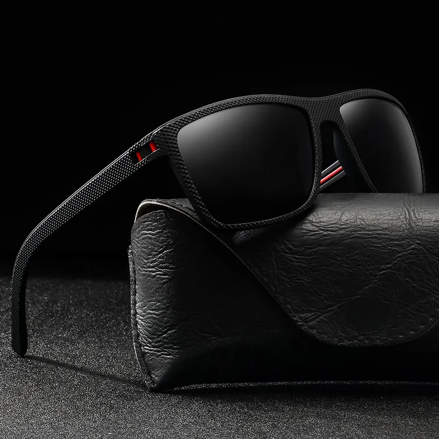 Modische Vintage-Sonnenbrille mit bunten Streifen für Damen und Herren, zum Angeln, Autofahren, Luxusmarke, Designer-Sonnenbrille