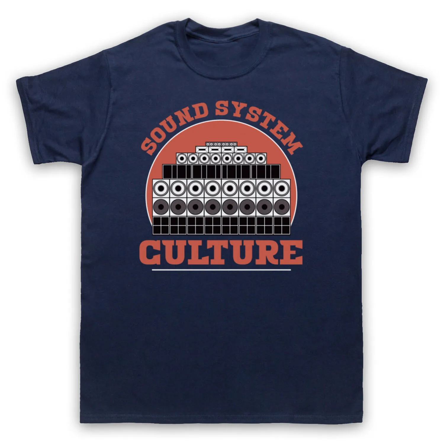 SOUND SYSTEM CULTURE JAMAICAN REGGAE SKA MUSIC DJS MENS & WOMENS TSHIRT