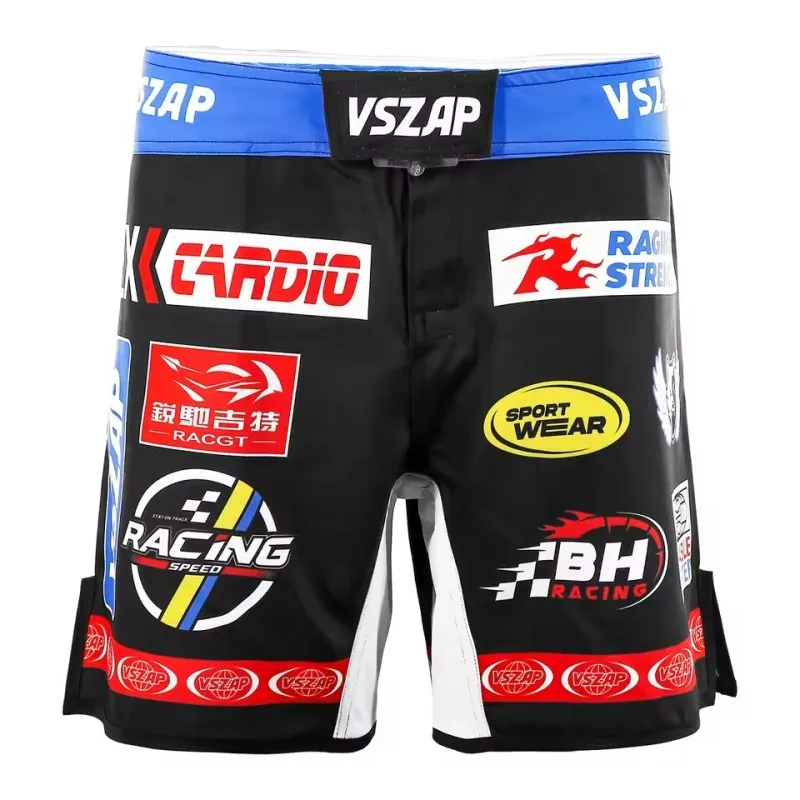 Vszap Cycling Boxing Fighting MMA Competition Martial Arts Sports Fitness Jiu-Jitsu Brazilian Training Shorts
