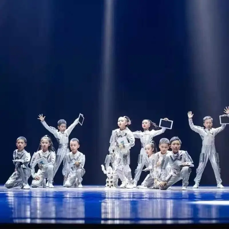 

Robot Performance Costume Astronaut Space Show Suit Middle School Performance Traditional Chinese Dance Female Costume