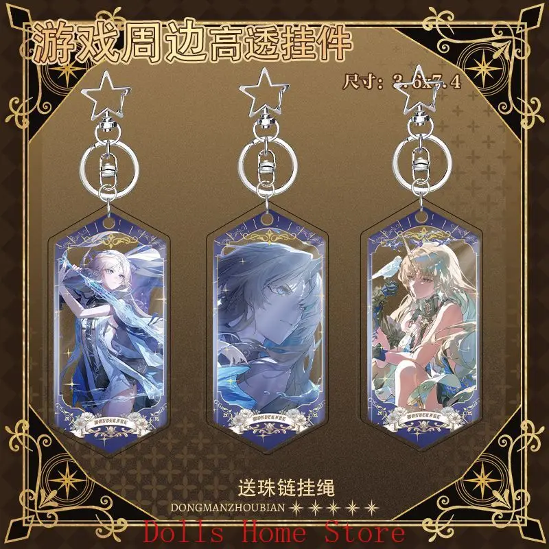

Anime Cartethyia Wuthering Waves Cosplay Acrylic Schoolbag Key Chain Pendant Keychains Bag Hangings Fans Gift
