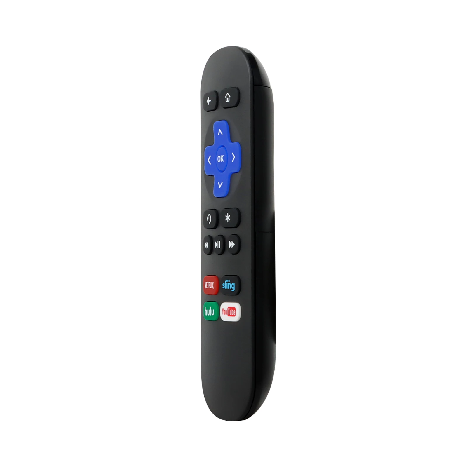 1 زوج استبدال التحكم عن بعد استخدام ل Roku TV فك التشفير 1 2 HD Netflix حبال Hulu اختصار زر تحكم الاستخدام مباشرة