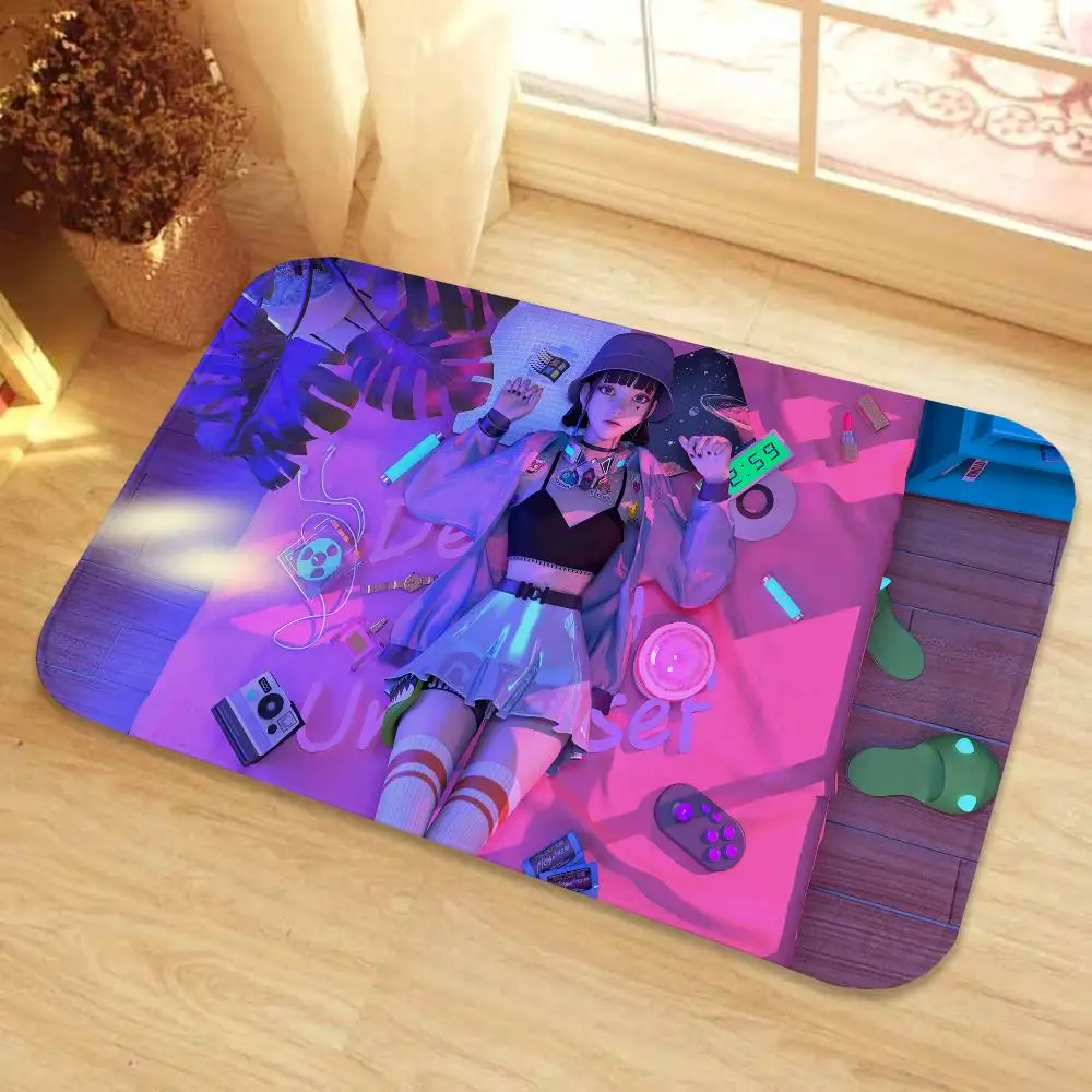 

Floor Mat Printed Large Carpets Room And Bedroom Carpets Bathroom Anti Slip JYANME Door MATS Small Carpets